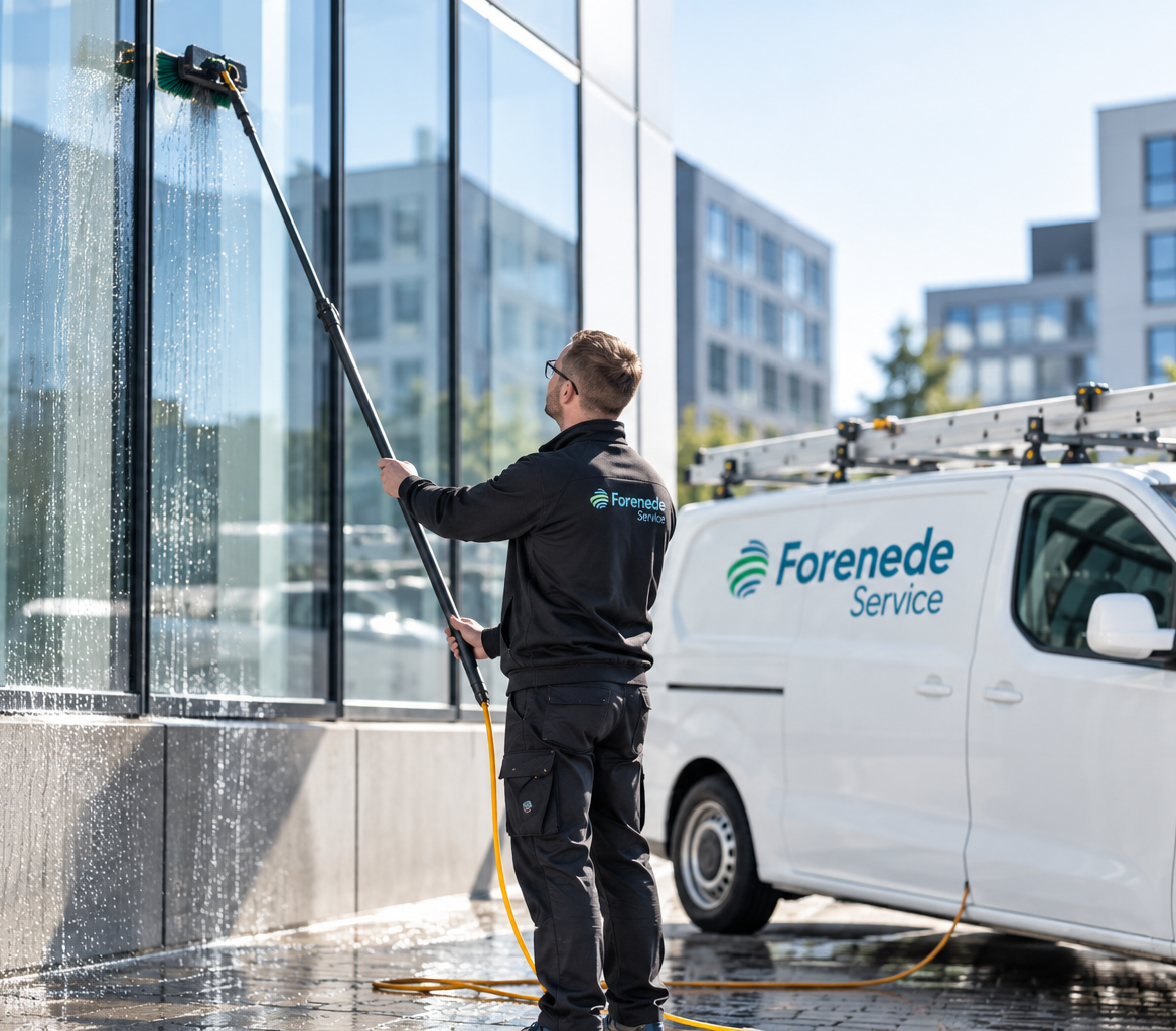 Vinduespolering med teleskop